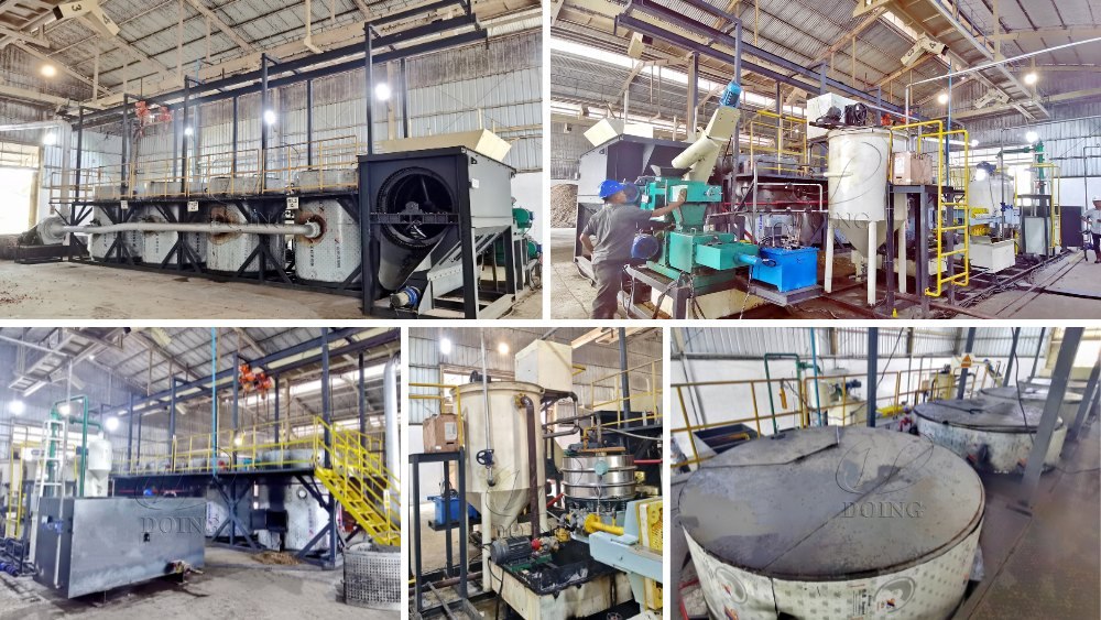 1 TPH palm oil processing line project