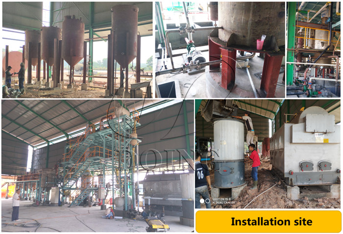 doing palm oil processing equipment installation