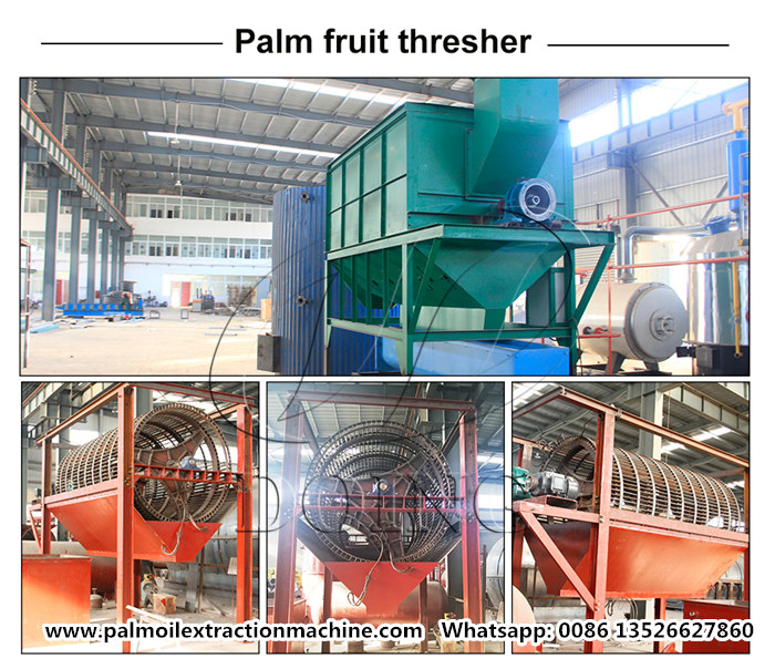 palm fruit thresher machine